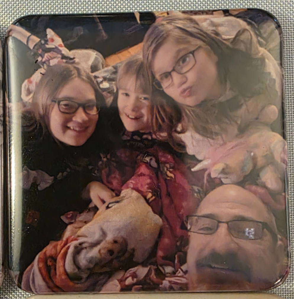 2x2 Personalized Photo Magnets ( set of 9 )